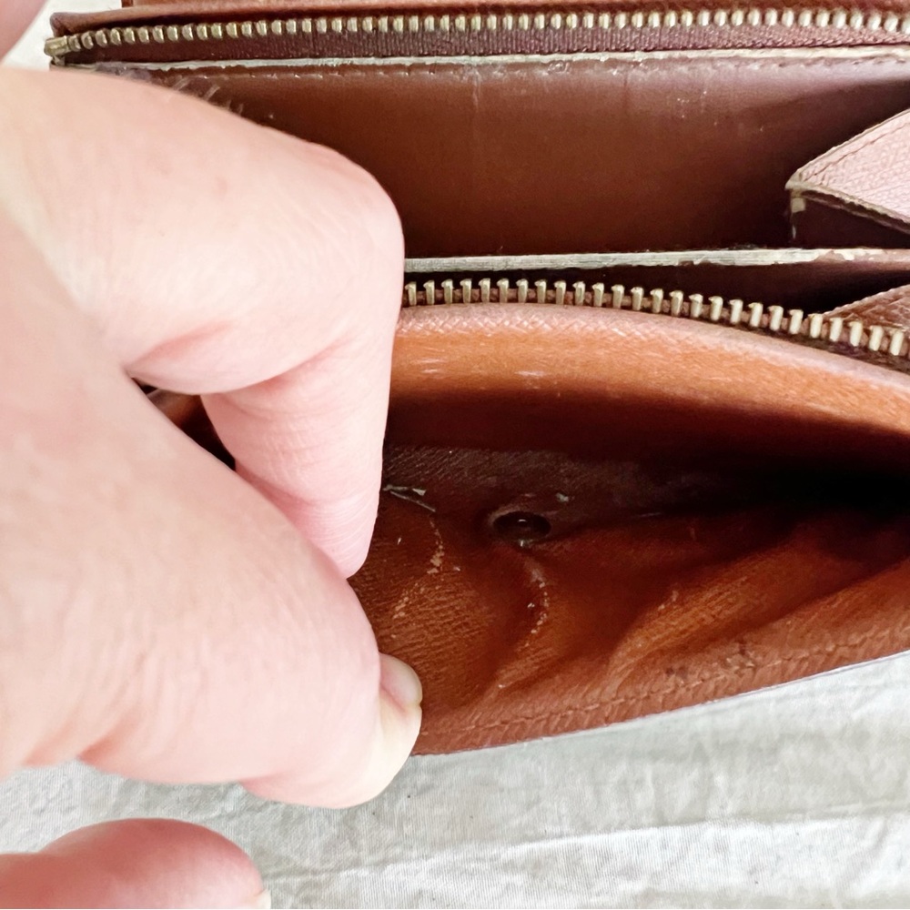 LOUIS VUTTION Vintage Portomonevier Tresor Monogram Wallet ~ 97’ - Picture 9 of 17